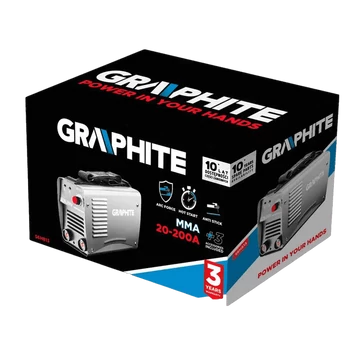 Graphite Inventor IGBT hegesztőgép 230V, 200A | GRAFIT 56H813