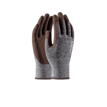 NATURE TOUCH mártott kesztyű, barna 7