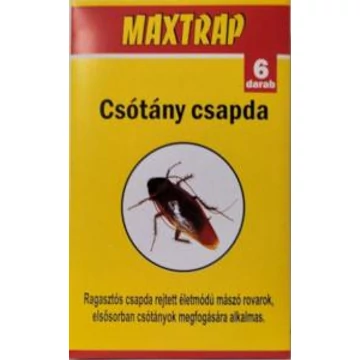 MAXTRAP Csótánycsapda 22X14cm 6db/csomag