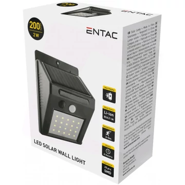 Entac Napelemes Műanyag Lámpa 2W SMD