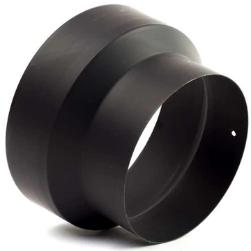 Füstcső szűkítő 150-120 fekete vast.0,6