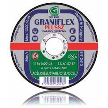 Gránit Graniflex Plussz vágókorong 115x1x22,23mm