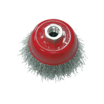 HULLÁMOS MENETES DRÓT FAZÉKKEFE ¤100mm, M14, 8500 rpm.