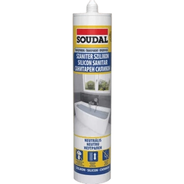 Soudal szilikon szaniter akrylokra neutrális transparent 280ml