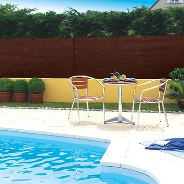 Privatex  szőtt árnyékoló háló 100% barna 1,5x3m