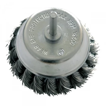 KÚPOS DRÓTKEFE, FONOTT ¤75mm, M6, 4500 rpm.