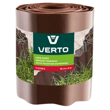 VERTO ÁGYÁSSZEGÉLY 15 CM X 9 M, BARNA