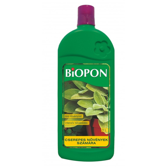Biopon cserepes növények tápoldat 1 l