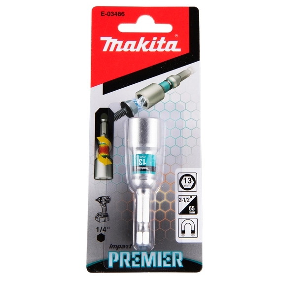 Makita E-03486 impact PREMIER mágneses dugókulcs H13 65mm 1db