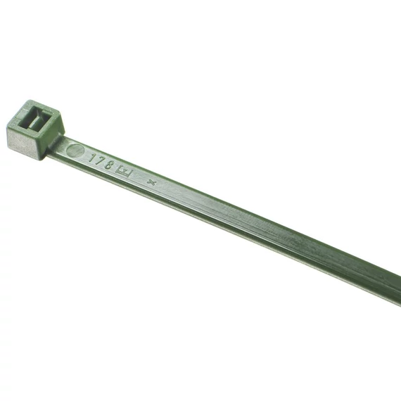 Elematic műanyag kábelkötegelő 98x2,5mm 100 db zöld 5203/CVE