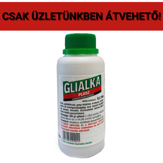 Glialka Plusz gyomirtó permetezőszer 0,2 liter