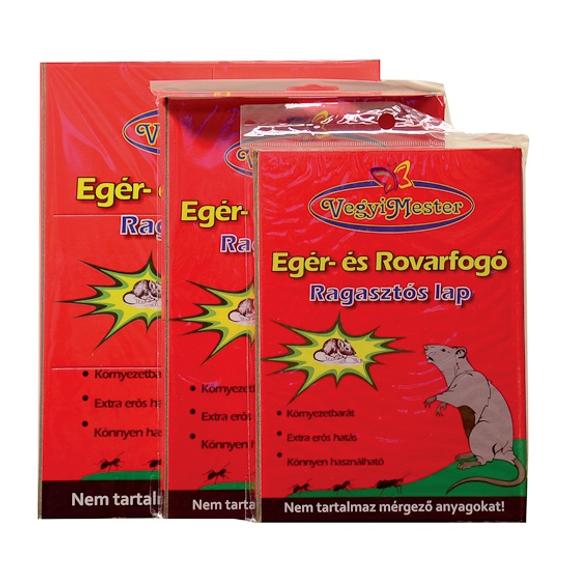 Egér és Rovarfogó ragasztós lap NAGY (21cmx15,5cm)