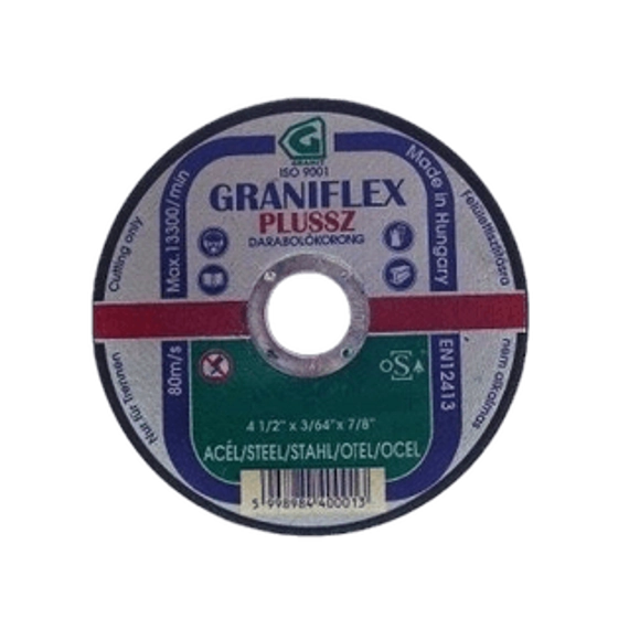 Gránit Graniflex Plussz vágókorong 115x2,5x22,23