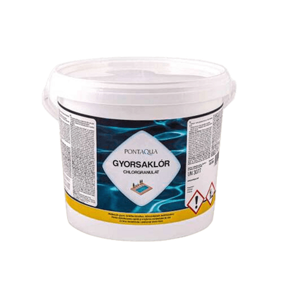 Gyorsaklór gyorsan oldódó klóros fertőtlenítószer 3 kg